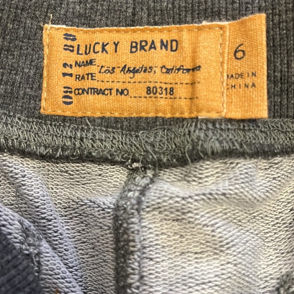 NWT LUCKY BRAND - Boys Sleeveless hoodie and shorts set - size 6 - Picture 7 of 7